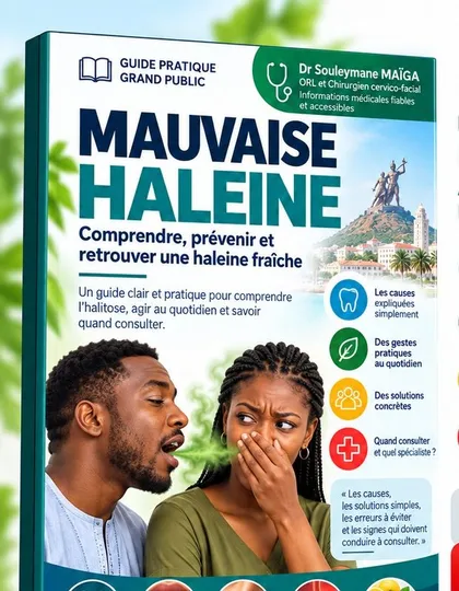 Couverture du guide « Mauvaise haleine : guide pratique »