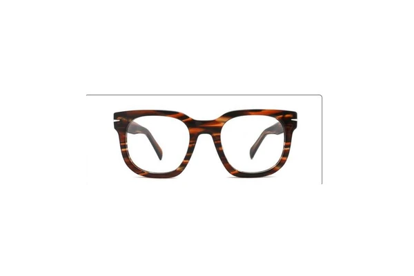 Monture homme écaille carrée, vue de face