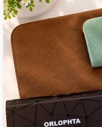 Pochette souple marron