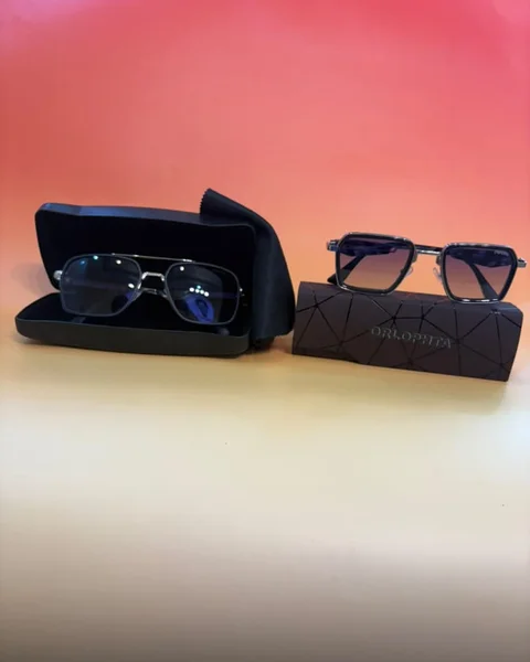 Solaire aviator argentée, vue de face